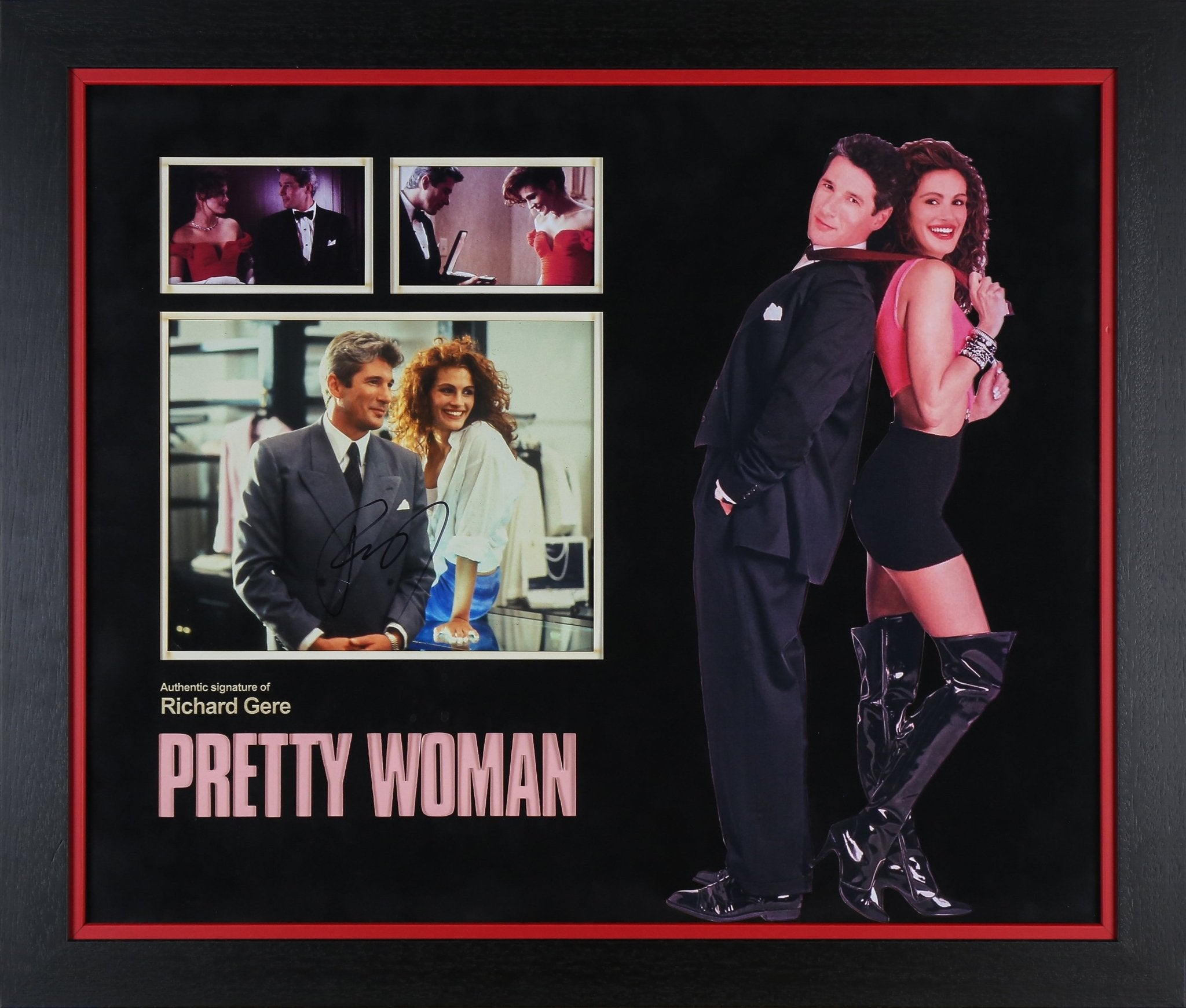Richard Gere, Pretty Woman Signed 12x8 Photograph Framed Display - Memorabilia Framers Shop